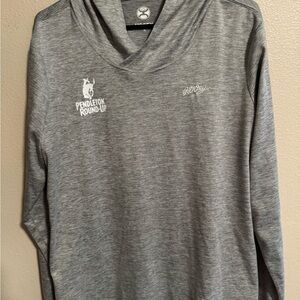 Hooey Gray polyester Hoodie